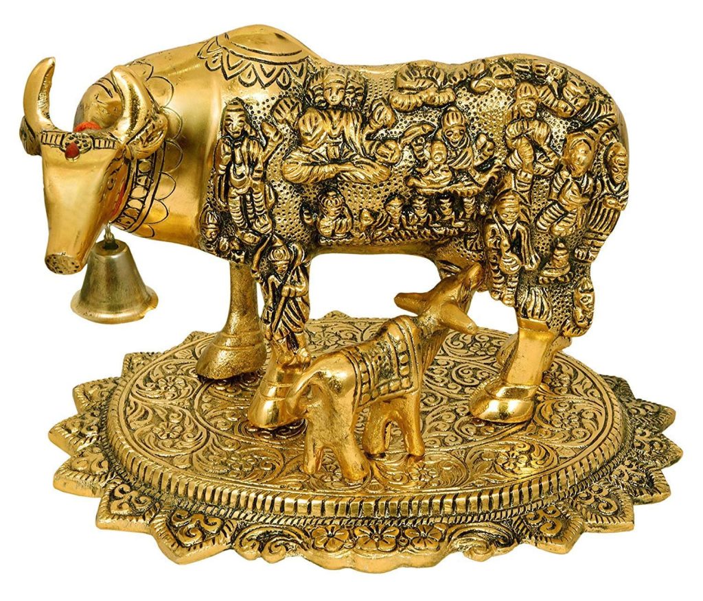 kamadhenu cow statue