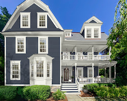 blue exterior paint color