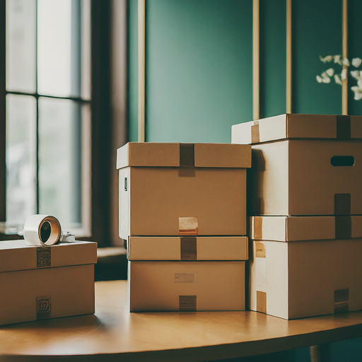 boxes for packing when moving into a new house