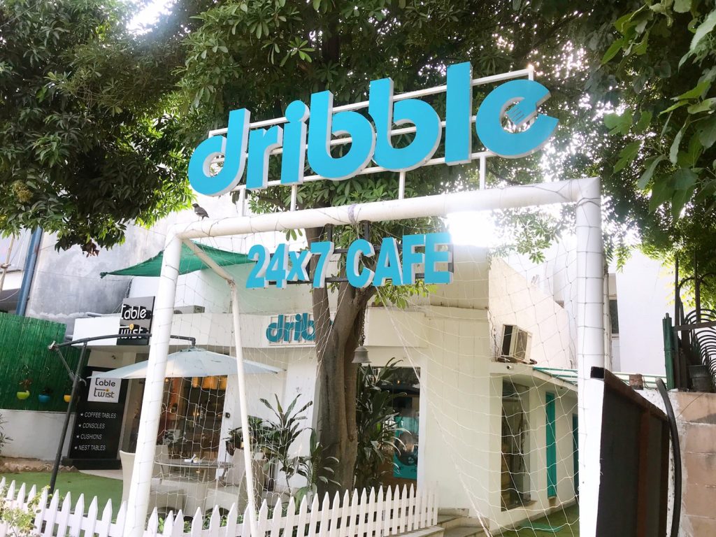 dribble cafe in Delhi