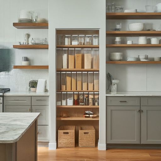 organizing kitchen when moving into a new house