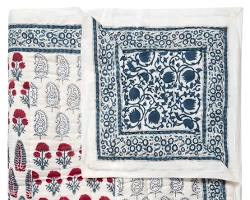 block printed quill