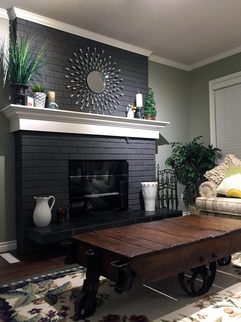 Revamped fireplace
