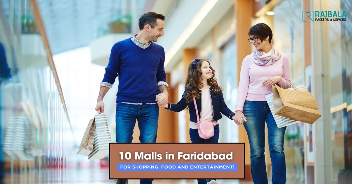 family in mall