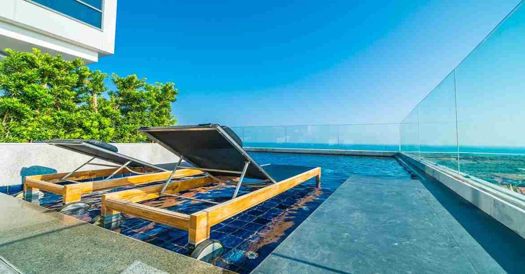 rooftop swimming pool
