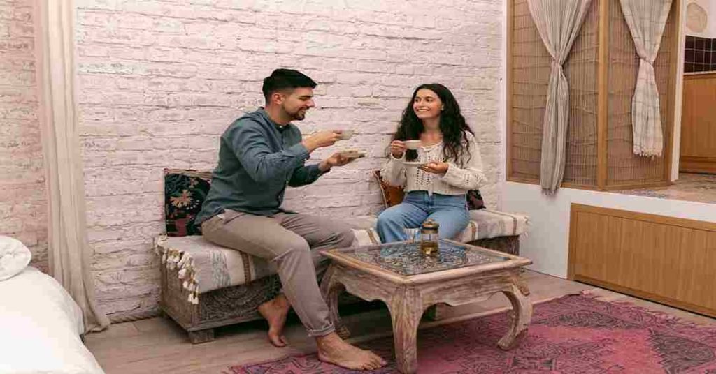 couples drinking tea