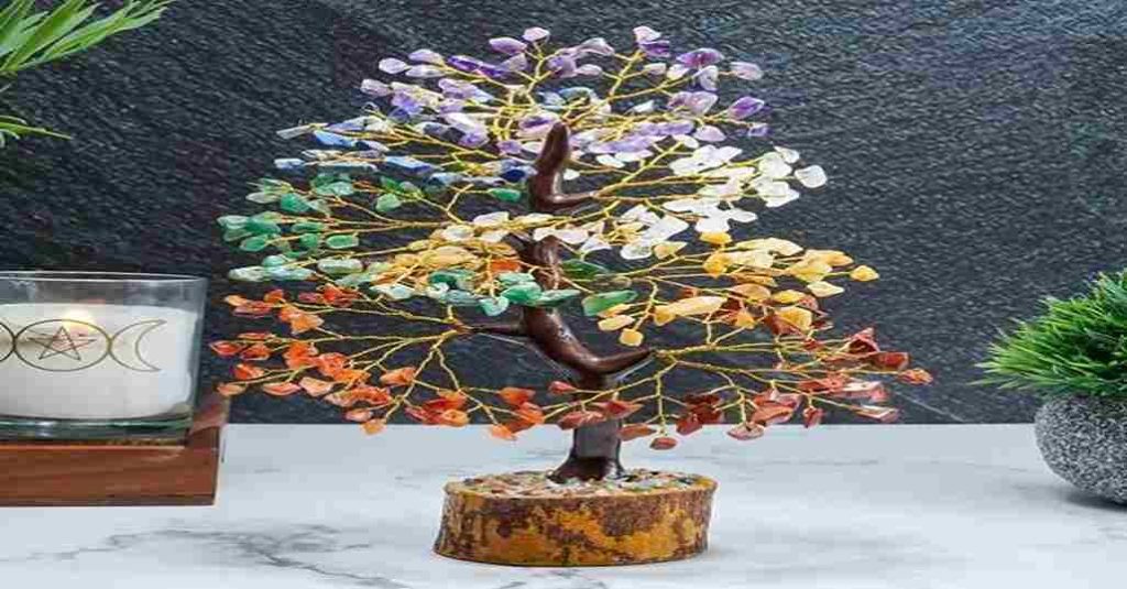 Seven Chakra Crystal Tree